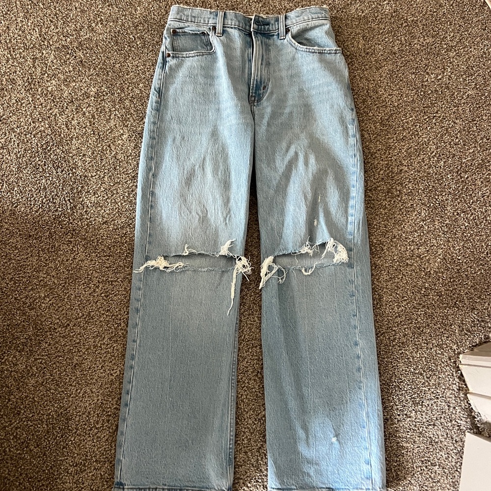 Abercrombie 90s Relaxed Jean High Rise
